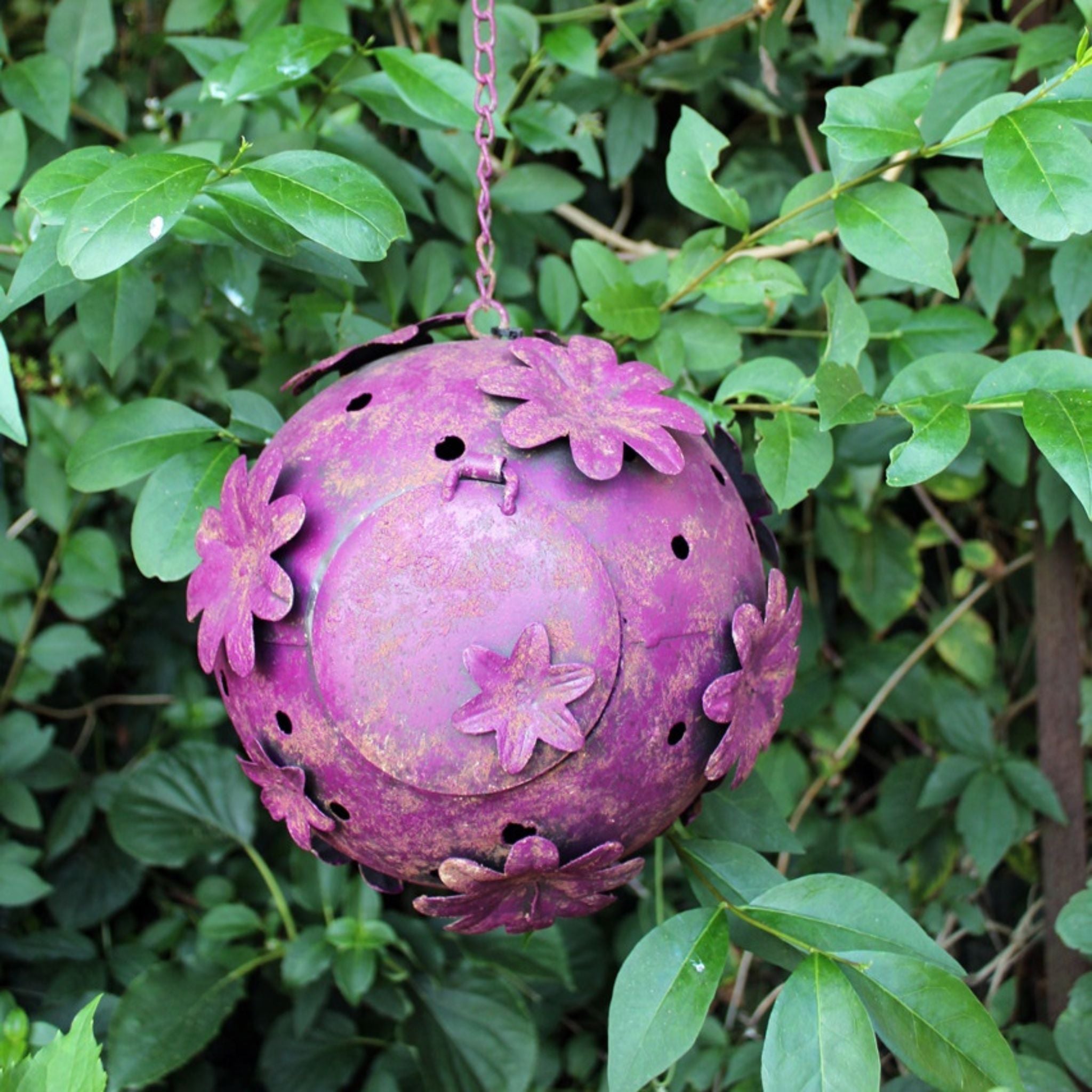 Teelichthalter Blütenkugel
