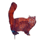 Gartenstecker Edelrost Dicker Kater