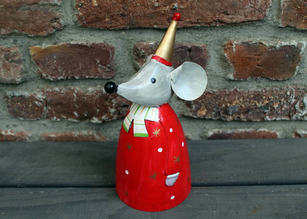 Zaunhocker Weihnachts Maus