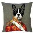Gobelin Kissen Französische Bulldogge Sofakissen incl Füllung