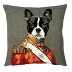 Gobelin Kissen Französische Bulldogge Sofakissen incl Füllung