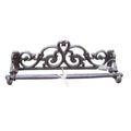 Wand Küchenrollenhalter antikbraun Gusseisen Landhausstil