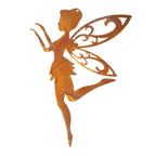 Gartenfigur Elfe tanzend Edelrost