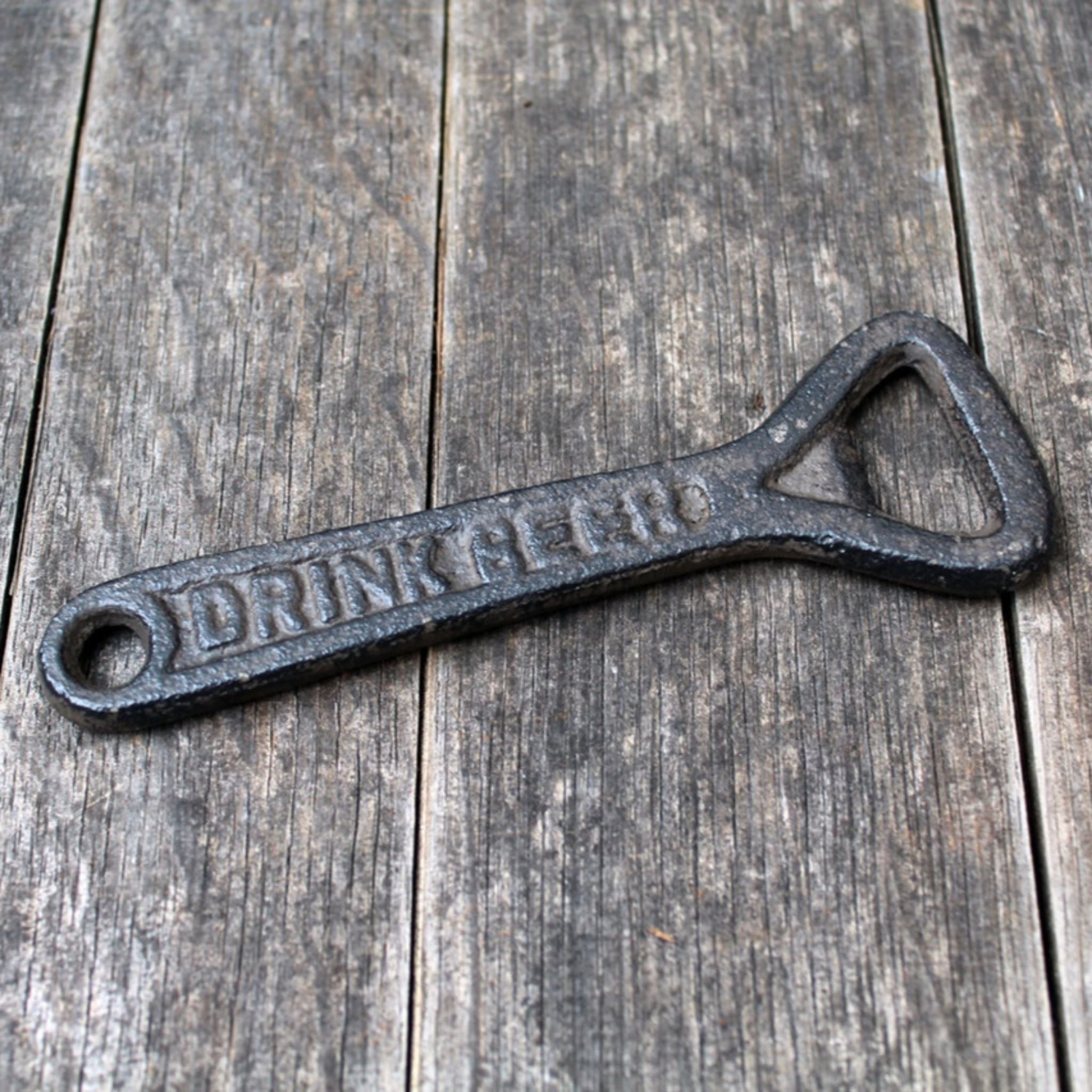 Flaschenöffner Gusseisen rustikal Kapselheber L14,5cm