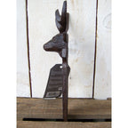 Garten Thermometer Hirsch Gusseisen