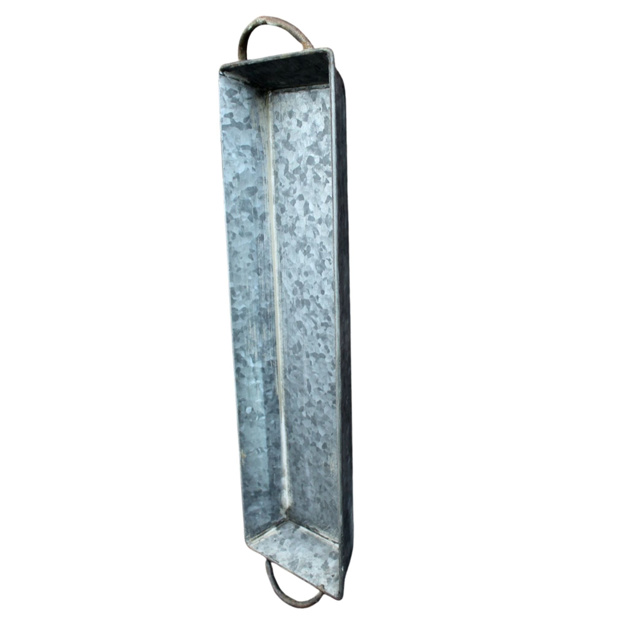Zink Tablett Vintage Shabby Chic 58cm