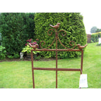 Rankgitter Rost Vogelmotiv