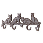 Garderobenleiste Katzen 4 Haken