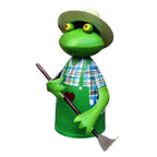 Zaunhocker Gärtner Frosch Rechen