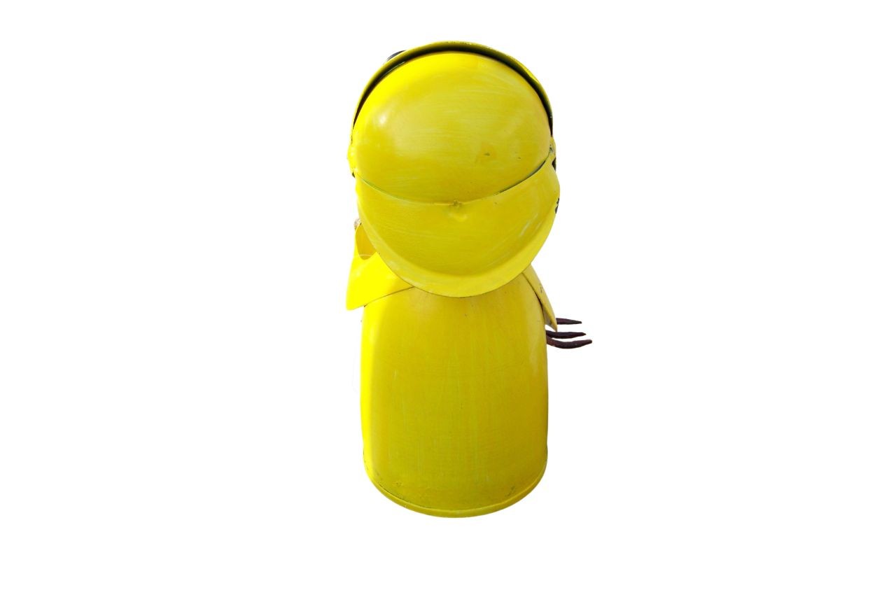 Zaunhocker Frosch mit Gabel