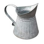 Deko Zink Krug groß Metall H22cm