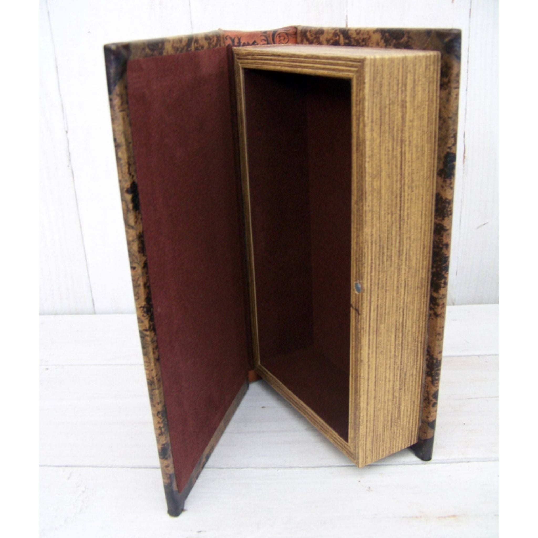 Buchschatulle Amerika Antikstil Buchversteck 21cm