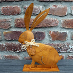 Dekofigur Hase sitzend H32cm