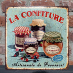 Nostalgie Blechschild La Confiture Küchendeko Marmelade