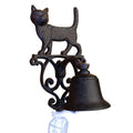 Türglocke Katze Nostalgie Gusseisen antikbraun H22cm