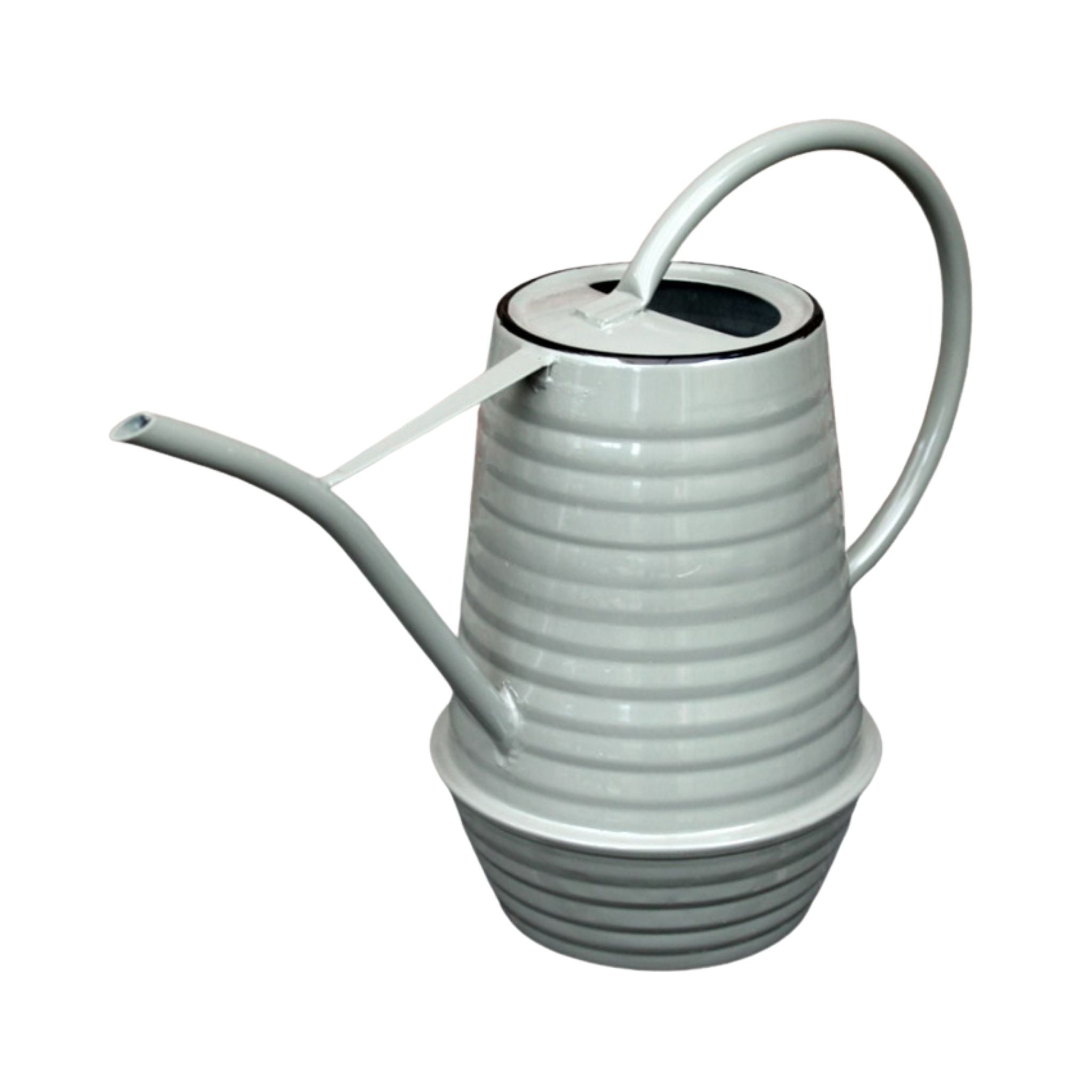 Zimmerpflanzen Gießkanne Grau Metall 0,9l