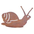 Gartenfigur Schnecke Edelrost
