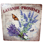 Shabby Blechschild Lavendel Provence II
