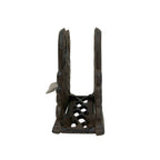 Gusseisen Serviettenhalter Herz Antikbraun 14cm