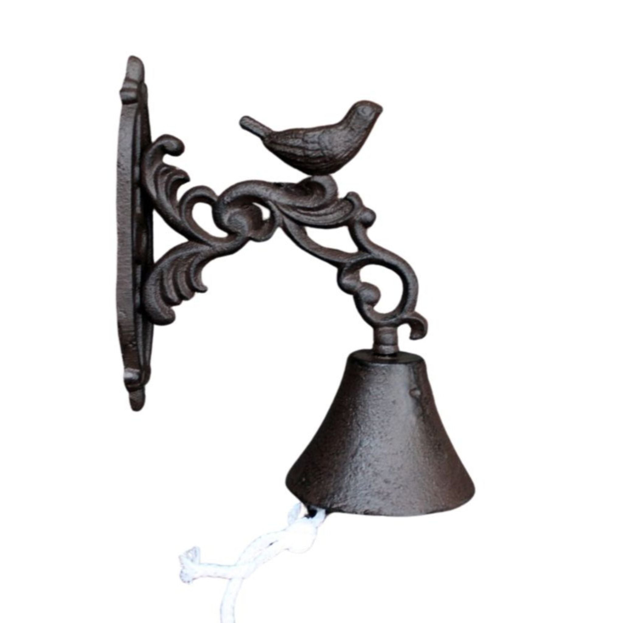 Türglocke Vogel Gusseisen groß Nostalgie Gartendeko