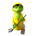 Zaunhocker Frosch mit Gabel