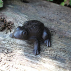 Gartenfigur Frosch Gusseisen