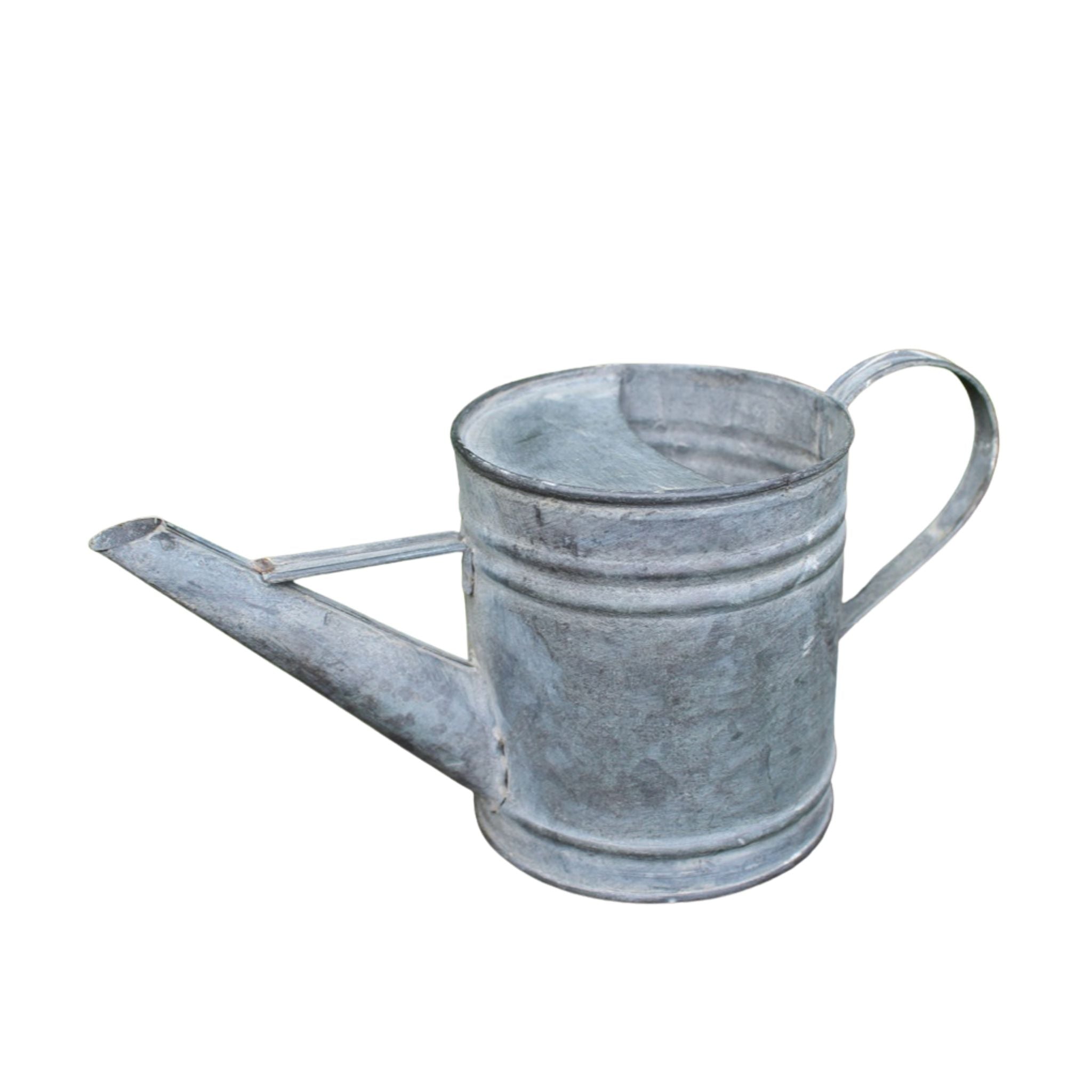 Zink Deko Gießkanne Nostalgie Landhausstil Dekokanne Antikstil