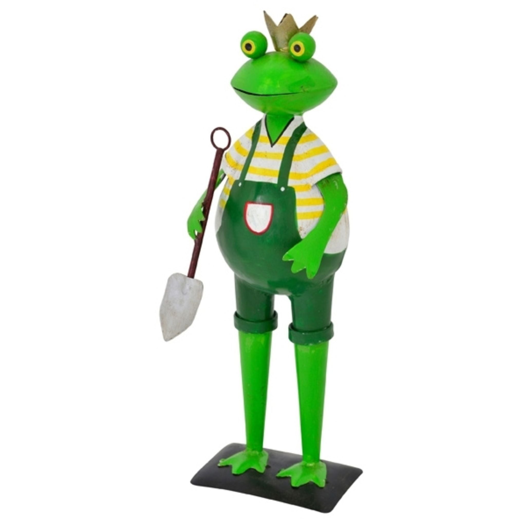 Gartenfigur Froschkönig Gärtner