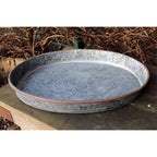 Zink Tablett oval groß