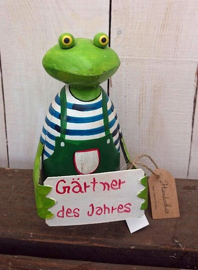 Frosch Zaunhocker Gärtner des Jahres