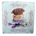 Shabby Blechschild Lavendel 30x30cm