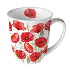 Porzellan Tasse Mohnblütentraum Landhaus 0,4L