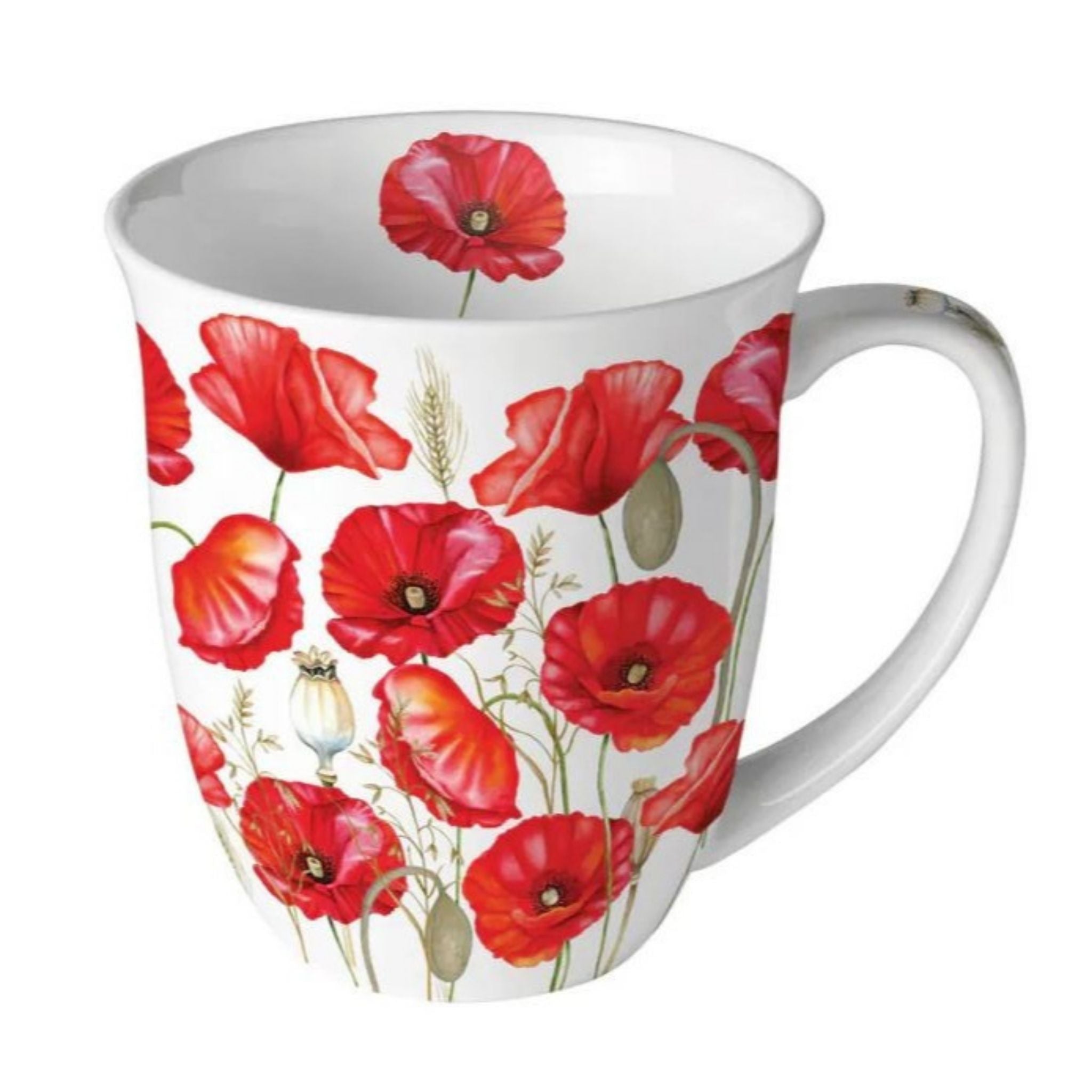 Porzellan Tasse Mohnblütentraum Landhaus 0,4L