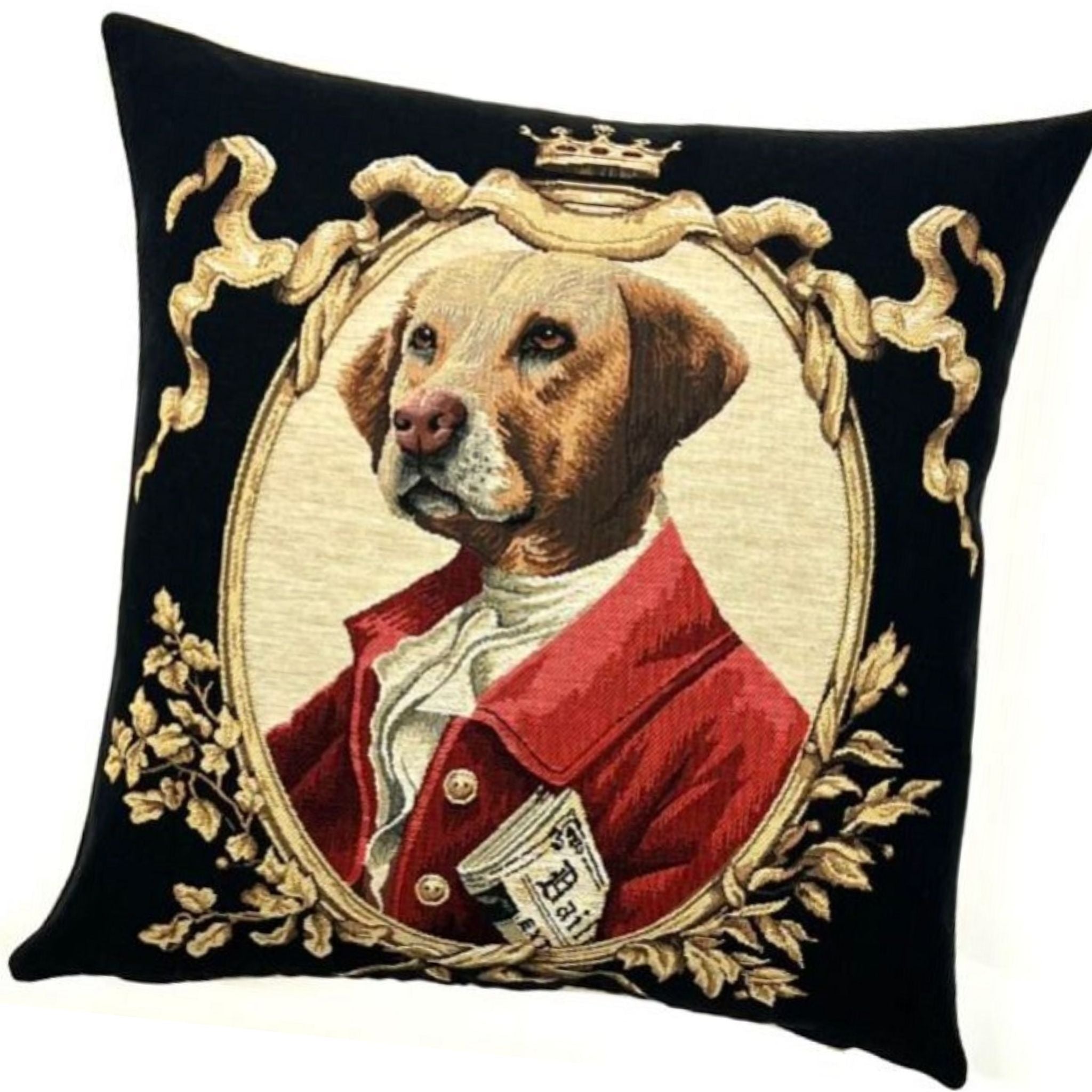 Gobelin Kissen Graf Labrador Landhaus 45x45cm