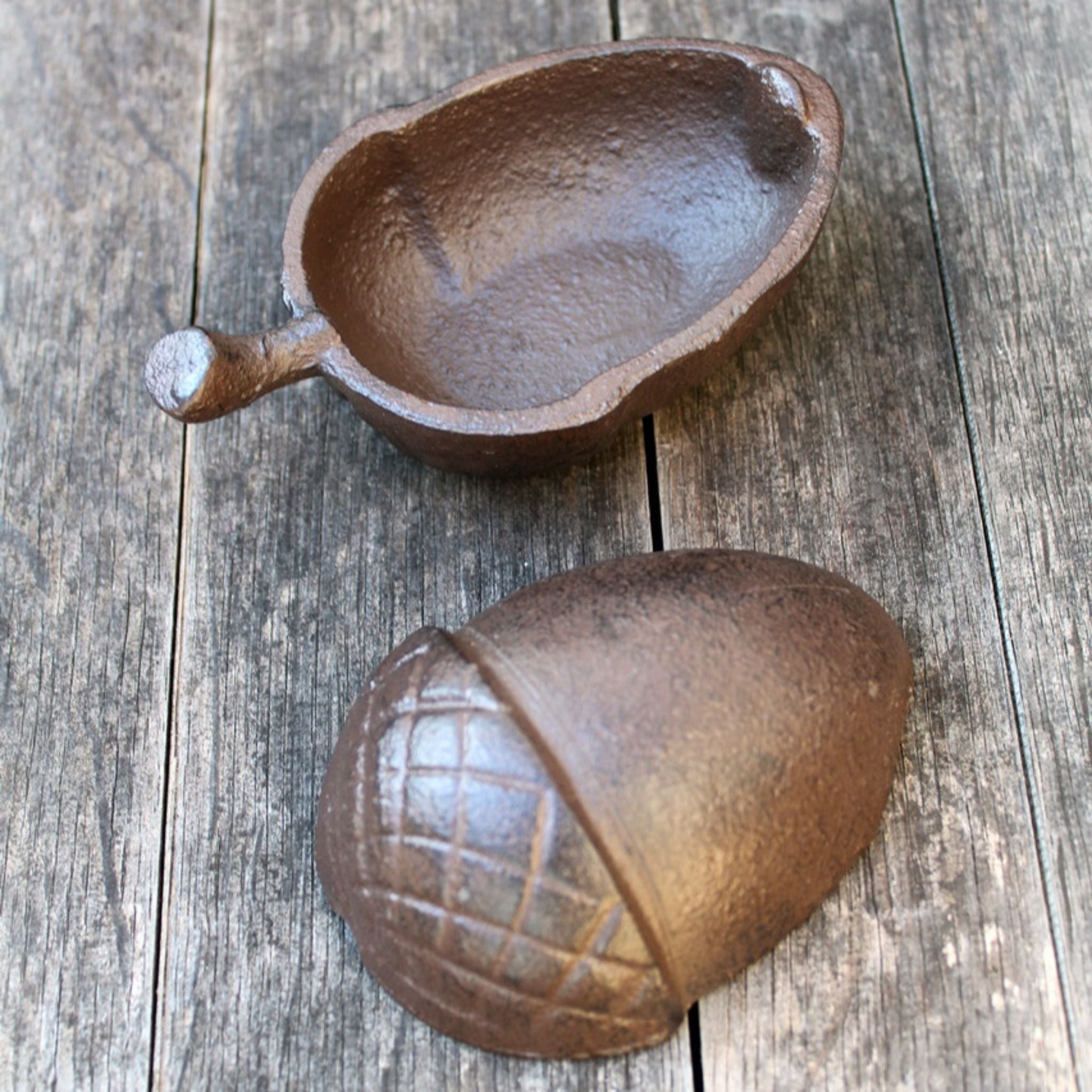 Schlüsselversteck Eichel Gusseisen