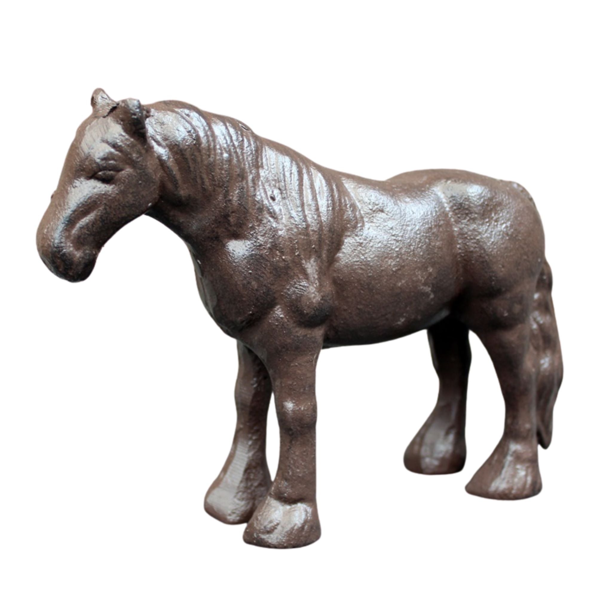 Dekofigur Pferd Gusseisen