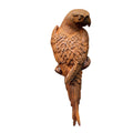 Gartenfigur Papagei Edelrost Wanddeko 28cm