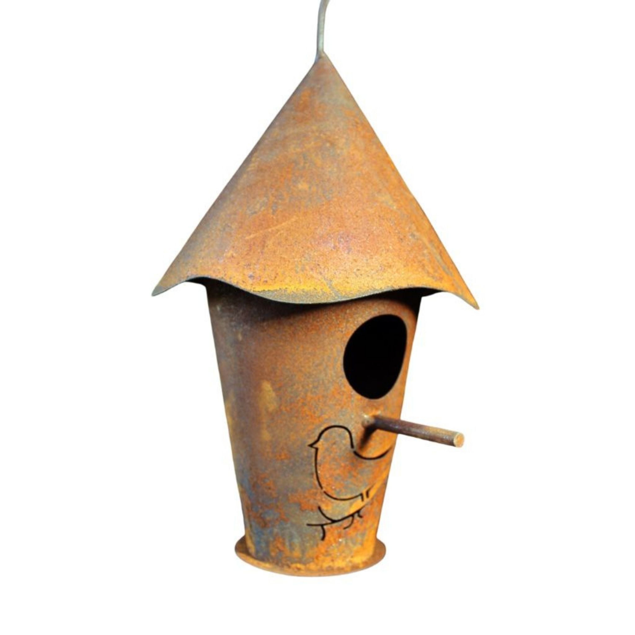 Vogelhaus Hütte Edelrost