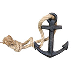Deko Anker Gusseisen Maritim mit Tau 15cm