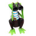 Zaunhocker Frosch mit Fernglas II