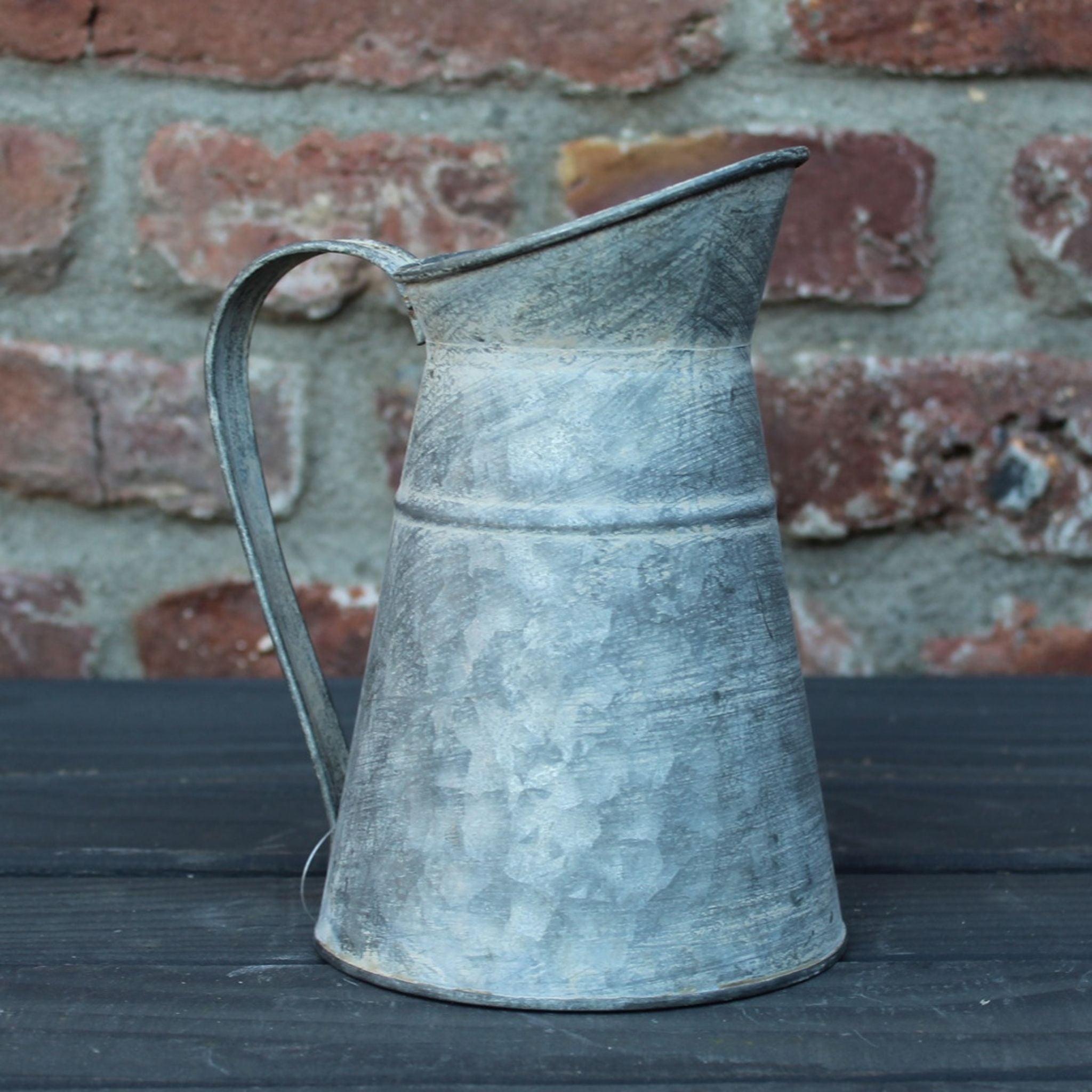 Deko Kanne Shabby Zinkkanne Krug Nostalgie