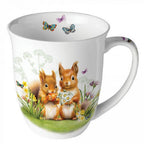Porzellan Tasse Kleine Eichhörnchen Landhaus 0,4L
