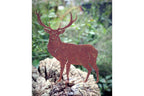 Gartenstecker Hirsch Edelrost