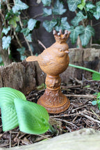 Gartenfigur Edelrost Zaunkönig