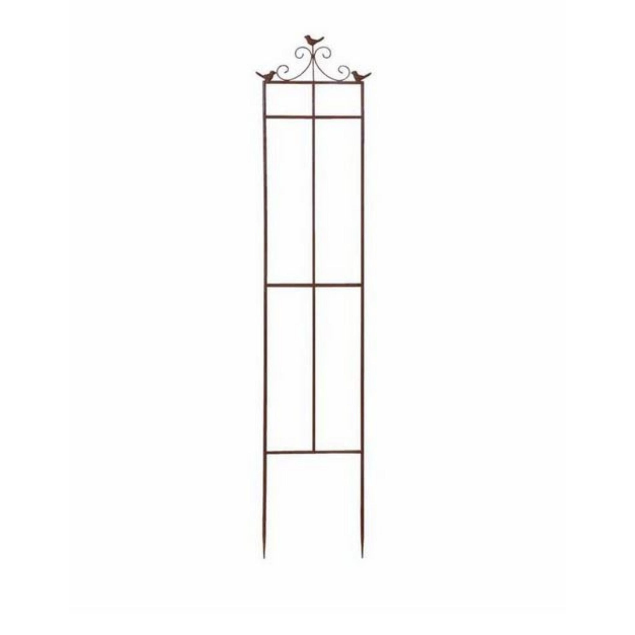 Rankgitter Rost Vogelmotiv