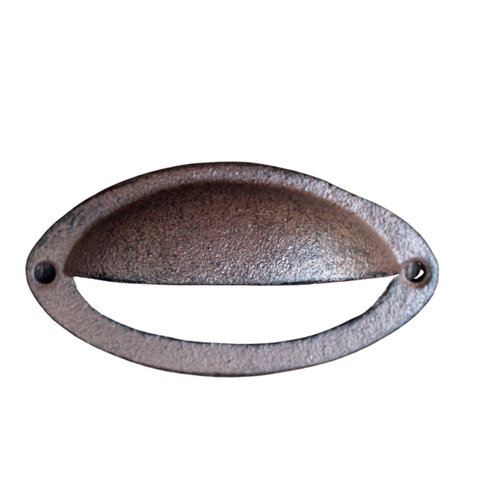 Schubladengriff oval Gusseisen