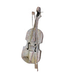 Deko Violine Metall Rost