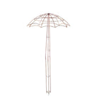 Rankhilfe „Schirm“ aus Eisen mit Edelrost – 220 cm