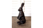 Dekofigur Hase sitzend Gusseisen