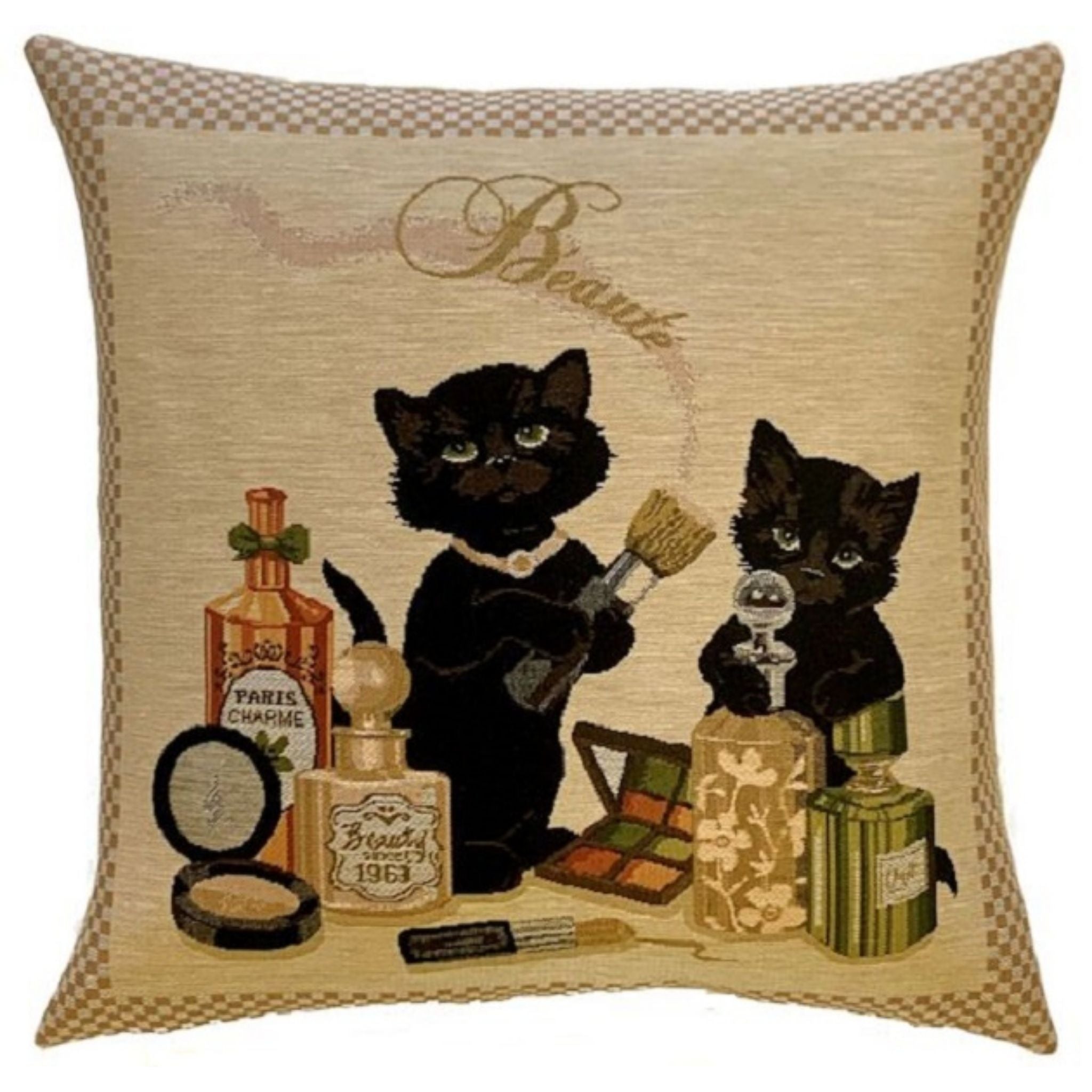 Gobelin Kissen Katzen Schönheiten Dekokissen